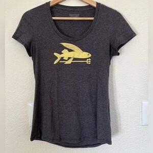 Patagonia Flying Fish Organic Scoop T-Shirt - Women's size extra small.